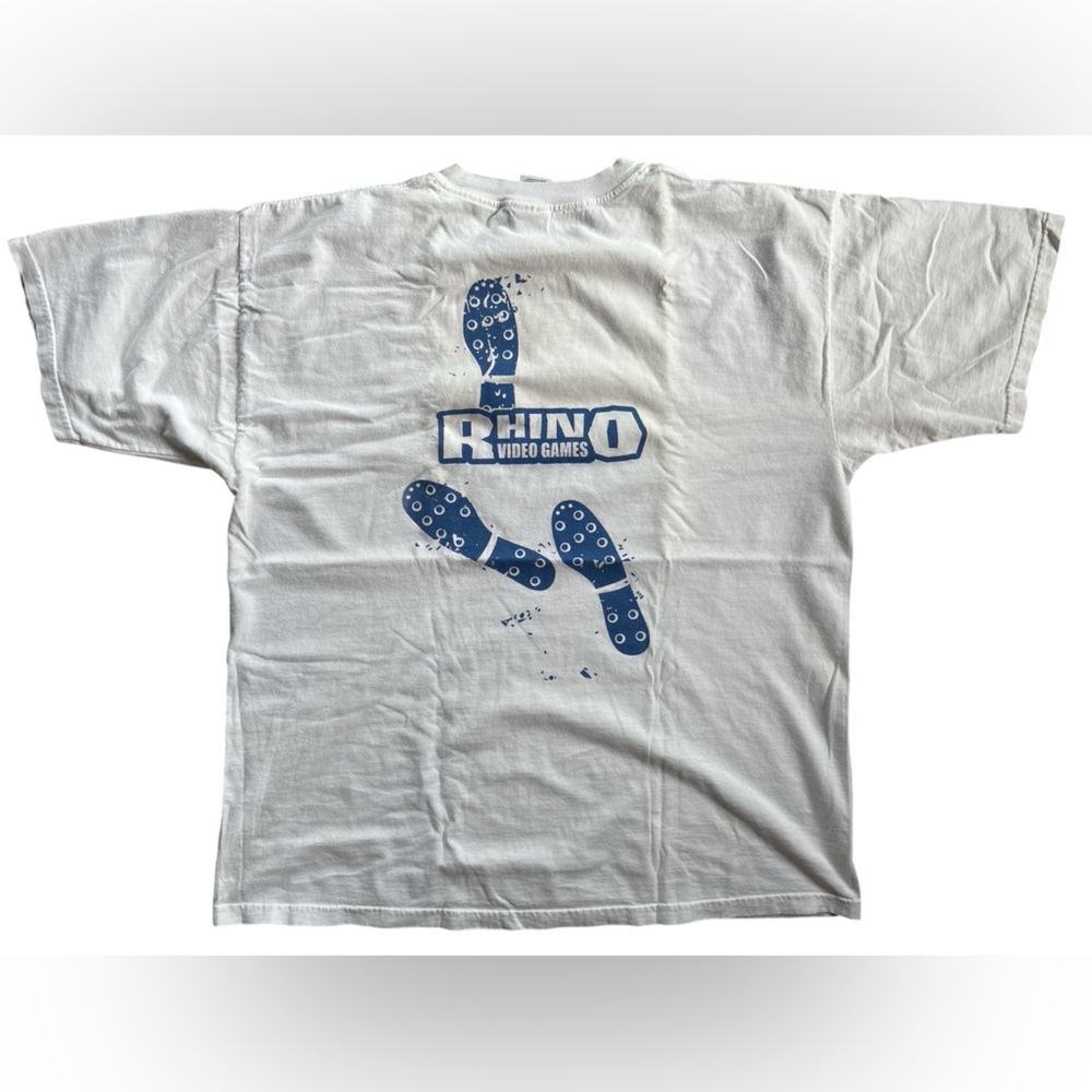 RARE - RHINO VIDEO GAMES Madden 2007 NFL Employee Blockbuster Mens T-Shirt XL - Picture 3 of 8